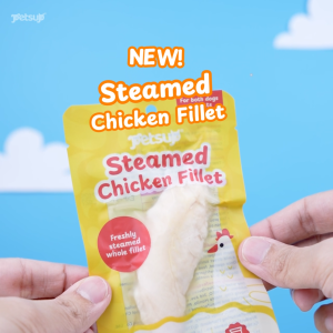Petsup Steamed Fillet Real Meat Treats Chicken Duck Tuna Beef Liver Food Topper Ready To Eat High Protein Moisture-rich Vacuum-sealed No Preservatives Reward Pet Treats for Dogs & Cats