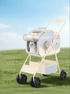 BOSIMAO | Detachable Design Mini Multi-functional One-button Folding Cat Stroller