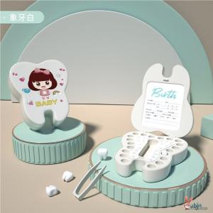 กล่องเก็บฟันเด็กผู้หญิง เด็กทารก การเก็บรักษาผม คอลเลกชัน กล่องนางฟ้าฟันทันตกรรมการพัฒนาการของเล่นเพื่อการศึกษาสําหรับเด็ก