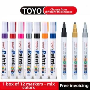 HANXIUYU | Waterproof Fade-Resistant Marking Graffiti Paint Pen 2mm