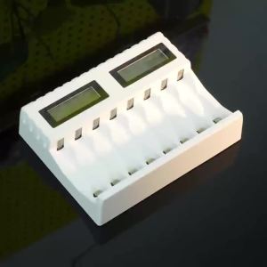 PUJIMAX New LED Display Smart Battery Charger For AA/AAA Ni-MH Rechargeable Batteries Independent Charging Battery Charger