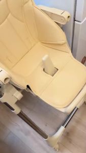 2025 Baby Seat Cushion For Peg Perego Siesta Prima Pappa Zero3 High Chair Children Growth Chair PU Leather Cover