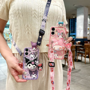 Monster Clow M Suitable for Realme Real Me GT7 Gtneo6 Cute 5se Cartoon Gtneo3 Phone Case Gtneo2pro Pendant Q5 Crossbody Rope Gtneo Full Covered Q3 Drop-Resistant Q2i Soft