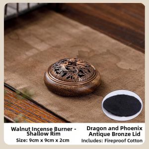 CHIZHIDU | Walnut Incense Burner Base And Holder