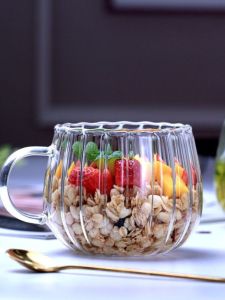 Cốc Thủy Tinh Chịu Nhiệt Borosilicate Cao Hình Quả Bí Ngô Cốc Thủy Tinh Dùng Trong Gia Đình Cốc Cà Phê Cốc Trà Sữa Cốc Thủy Tinh Hình Chữ Nhật