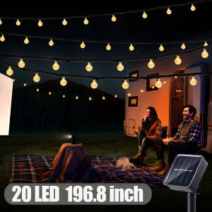 christmas decorations 2024 solar string lights outdoor waterproof solar power christmas light for garden porch party decoration