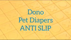 Popok Hewan Anjing Jantan Dono Male Disposable Diapers Anti Slip Abu