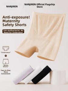 Nanjiren | Pregnancy Privacy Shorts & Panty Combination Maternity Tummy Support