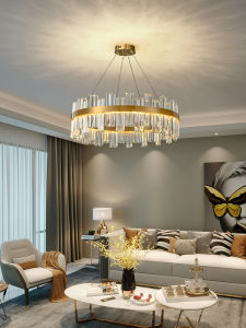 Modern Minimalist Crystal Chandelier Luxury Italian Style Living Room Light 2025 Model Restaurant And Bedroom Popular Lamps