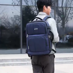 30-45L large capacity travel backpack for men combination lock zipper waterproof boardable bag