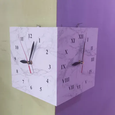jam dinding 2 sisi