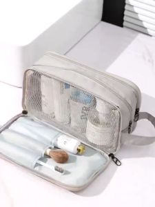 Large Capacity Comestic Bag Portable Makeup Storage Pouch Toiletry Organizer Travel Accessories Man/Woman
