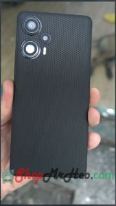 Dán Skin Mặt Sau Lưng Full Viền Poco F5 - Redmi Note 12 Turbo (Carbon Hình Hộp Nhám Vân Da Nhôm Xước)
