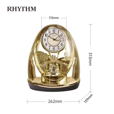 RHYTHM | Silent Artistic Table Clock