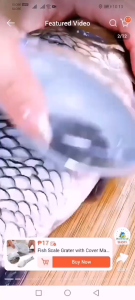 Hakishop Fish Scale Grater with Cover Manual Fish Scale Removal with Storage Container Kitchen Gadget
