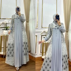 27gadih gamis motif simpel kekinian  edisi soerti dress motif etnik kekinian 2024