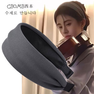 Wide Edge Hairband Womens New Style Grey Face Washing Hairband Spring Autumn Popular Fashion Accessories Jingjingyi