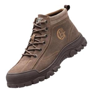 DINGGU | Puncture-Resistant Anti-Smash Work Safety Shoes High Ankle Steel Toe