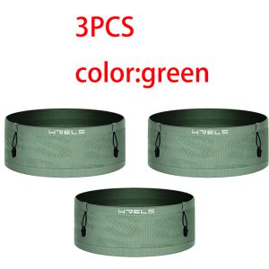 WRELS | 1/2/3PCS WRELS Running Waist Bag Lightweight Quick Dry Large-Capacity Waist Bag With Water Bottle Gym Marathon Waist Pack
