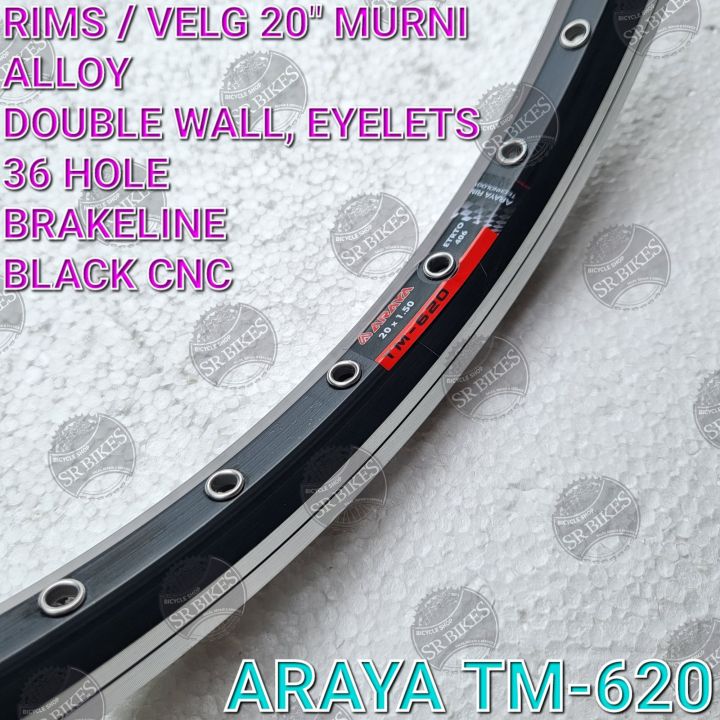 Rims Araya 20 Araya Krome BMX Rims 20 Inch 36H Steel Single
