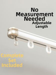 Adjustable Quiet Sliding Curtain Track Aluminum
