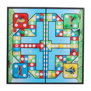 หมากฮอสหมากรุกบินไปพัฒนากระดานหมากรุกพับได้อเนกประสงค์ของเล่นปริศนาเด็กและนักเรียน