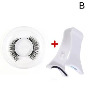 Magnetic Eyelashes Handmade 3D Natural Magnetic False Eyelashes Reusable Magnetic Eyelashes Tweezers Set Wholesale