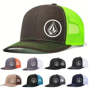 Simple symbol slightly curved printed baseball cap mens and womens outdoor sports events duck cap American truck driver hat