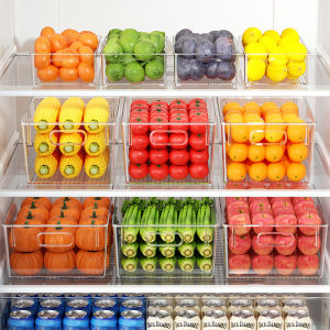 Handheld Transparent Acrylic Pull-out Fridge Organizer