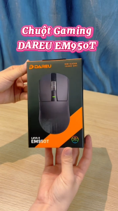 Chuột Không Dây Gaming Dareu EM950T Triple Mode Siêu Nhẹ Mới BH 24T