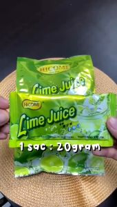 HICOMI Lime Juice | 20g x 15 Sachets | 喜多美青柠汁