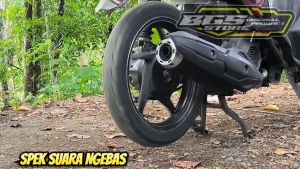 KNALPOT TSUKIGI STANDAR RACING BEAT KARBU BEAT FI ESP BEAT STREET BEAT DELUXE VARIO 110 KARBURATOR VARIO 110 FI VARIO 125 TECHNO VARIO125  150 160 FI PCX 150 160 FI  BUKAN ORIGINAL CMS TZM DSM WRC  AHM
