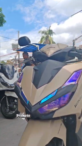 Honda Click V4 Kilay + Headlight Tint Film Sticker