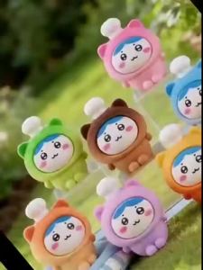 Bandai | Đồ Trang Trí Để Bàn Hình Đầu Bếp Hachiware Dễ Thương Hoạt Hình Dành Cho Phòng Ngủ Nội Thất Ô Tô Đồ Trang Trí Nhỏ Mô Hình Sưu Tầm Của Bandai