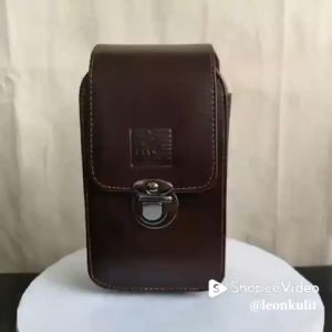 Sarung HP 2 Slot & Dompet HP Pria: Aksesoris Kulit Asli