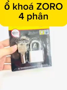 Ổ khóa ZORO 4 phân chìa muỗng thích hợp khóa tủ phòngchống trộm