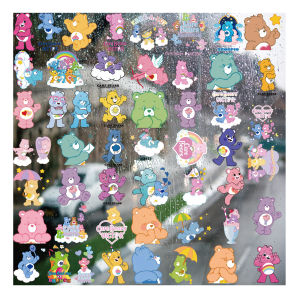 Nhãn Dán Chuyển Nhiệt Hình Gấu Trái Tim BearzUV Nhãn Trang Trí Mũ Ngoài Trời Chống Nước Nhãn Dán Hình Học Trang Trí Văn Phòng Phẩm