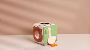 Montessori Cloths Toys Magic Cotton Animal Tissue Box Kids Finger Exercise Cloth Busy Box Toys Baby Educational Activity Sensory