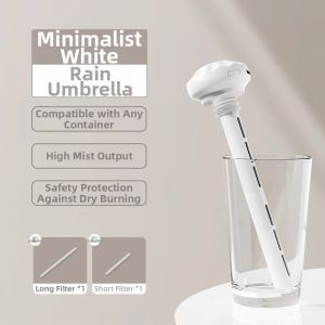 Portable Wireless Humidifier for Living Room Bedroom Pregnant Women Baby Car Use Noiseless Antibacterial Negative Ion USB Powered