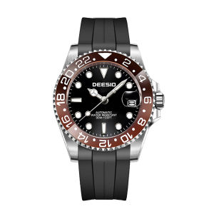 Đồng Hồ Cơ Tự Động Nam Deesio 41mm Thép Không Gỉ Dạ Quang Tay Chống Nước 30M Thời Trang Đồng Hồ Đeo Tay Thông Thường