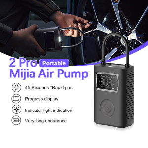 Xiaomi Mijia Portable Electric Air Pump 2 Pro Smart Digital Tire Air Compressor Pressure Detection For Bike Motorcycle Car