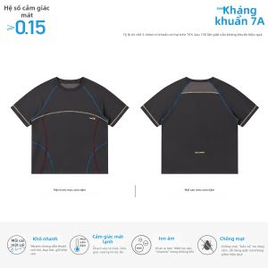 JNXS | Áo Thun Nam Thể Thao 7A Kháng Khuẩn Thấm Hút Mồ Hôi Nhanh Khô Cảm Giác Mát Lạnh