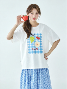KECHU | Cotton Short Sleeve Printed T-Shirt
