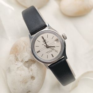 Retro Manual Winding Mechanical Silver Watch Waterproof Commuter Womens Watch Classic Nostalgic Haioou Brand from 90s