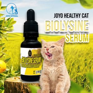 Vitamin kucing penambah nafsu makan |  HEALTHY CAT BIOLYSINE SERUM 20ML