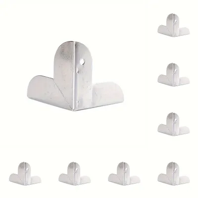 Corner Protector - White Finish Durable Edge Guard for Furniture Cabinets & Boxes - Decorative Safety Corner Covers