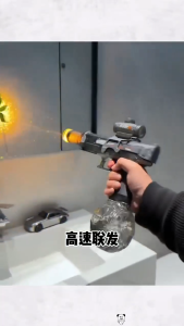 Pistol-Style Water Gun Toys Rechargeable Automatic Watergun For Kids Fast Firing Speed