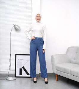 Celana kulot wanita - olivia long pants / celana panjang wanita