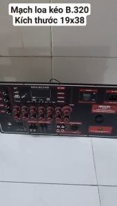 Mạch Loa kéo B320 - Kích Thước 19cm x 38cm dùng cho thùng bass 40 ĐÔI/ĐƠN 50