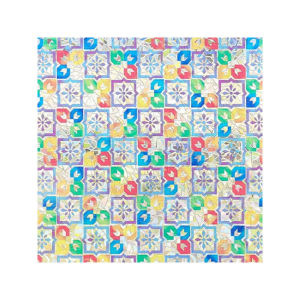 fancy fix | Rainbow Light-transmitting Privacy Glass Stickers Home Vintage Geometric Decorative Window Films